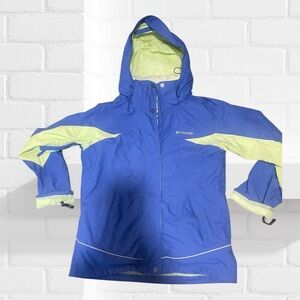Columbia Vibrant Blue and Lime Ski Jacket​